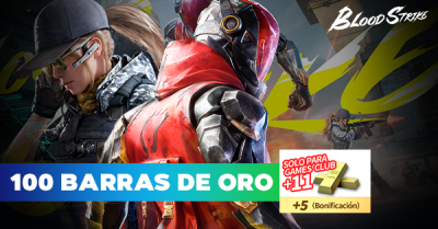 100 Barras de Oro Blood Strike