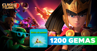 1200 Gemas Clash of Clans