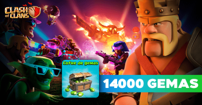 14000 Gemas Clash of Clans