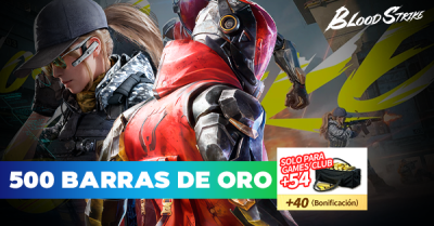 500 Barras de Oro Blood Strike