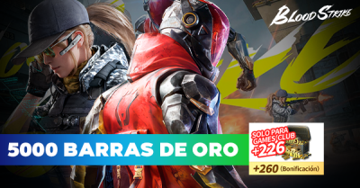 5000 Barras de Oro Blood Strike