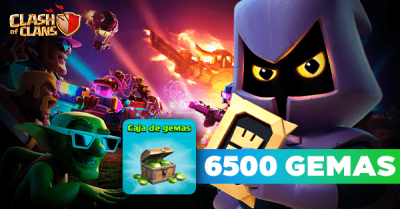 6500 Gemas Clash of Clans