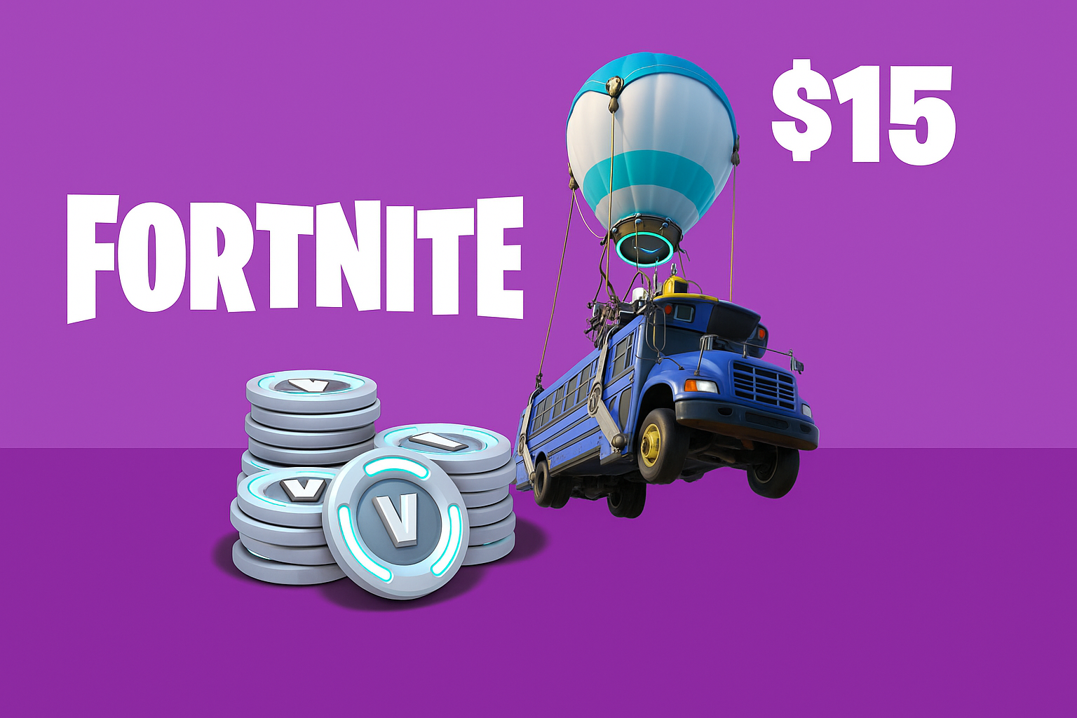 15$ Saldo Epic Games Fortnite